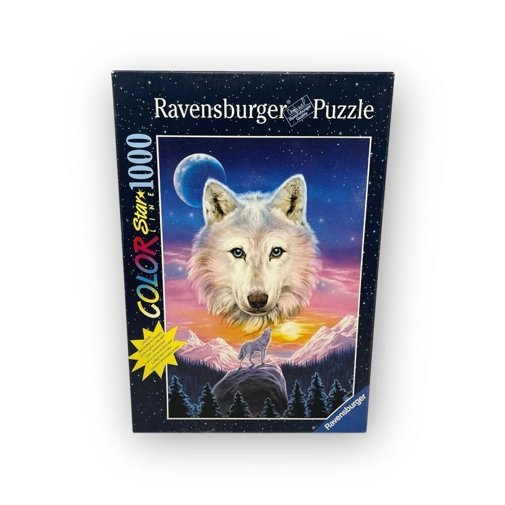 Ravensburger 1000 Piece Puzzle The She Wolf Color Star Line Complete Vintage